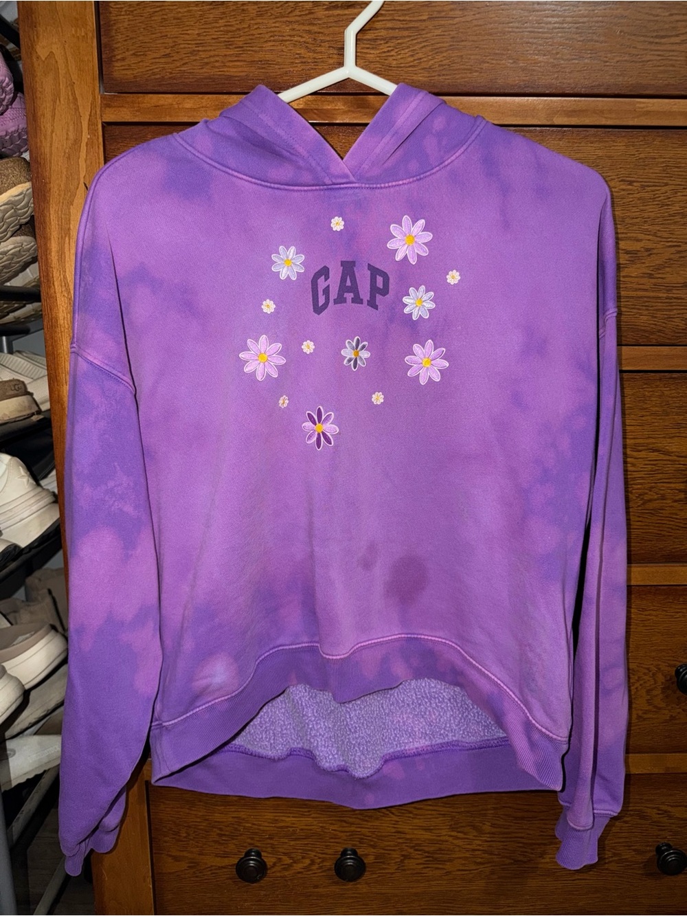 GAP Purple Oversized Hoodie